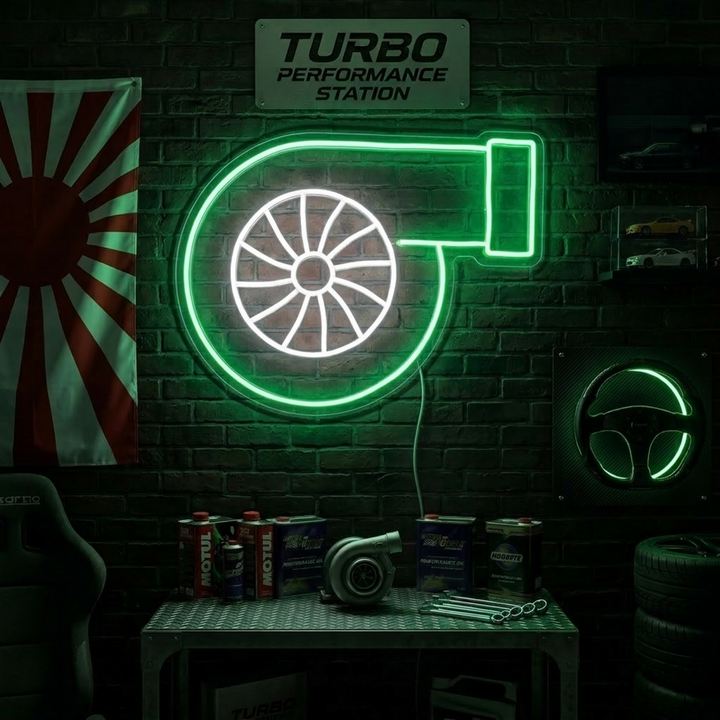 "Turbo" Enseigne néon