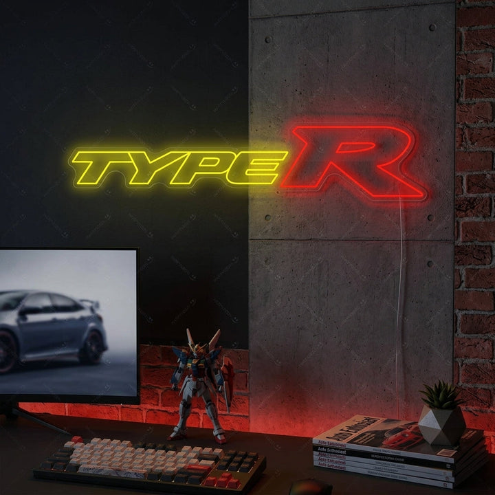 "Type R" Enseigne néon