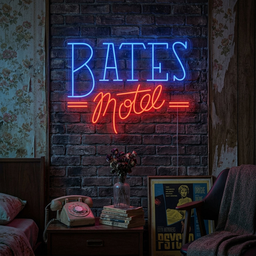 "Bates Motel" Enseigne néon