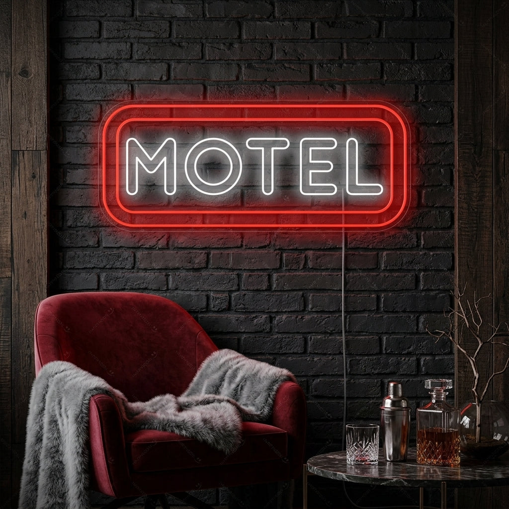 "Motel" Enseigne néon