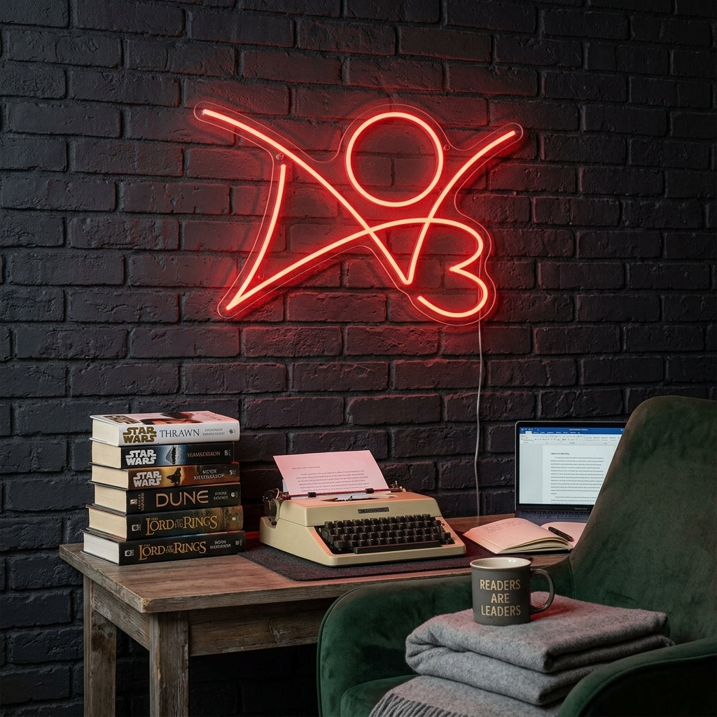 "AO3" Enseigne néon