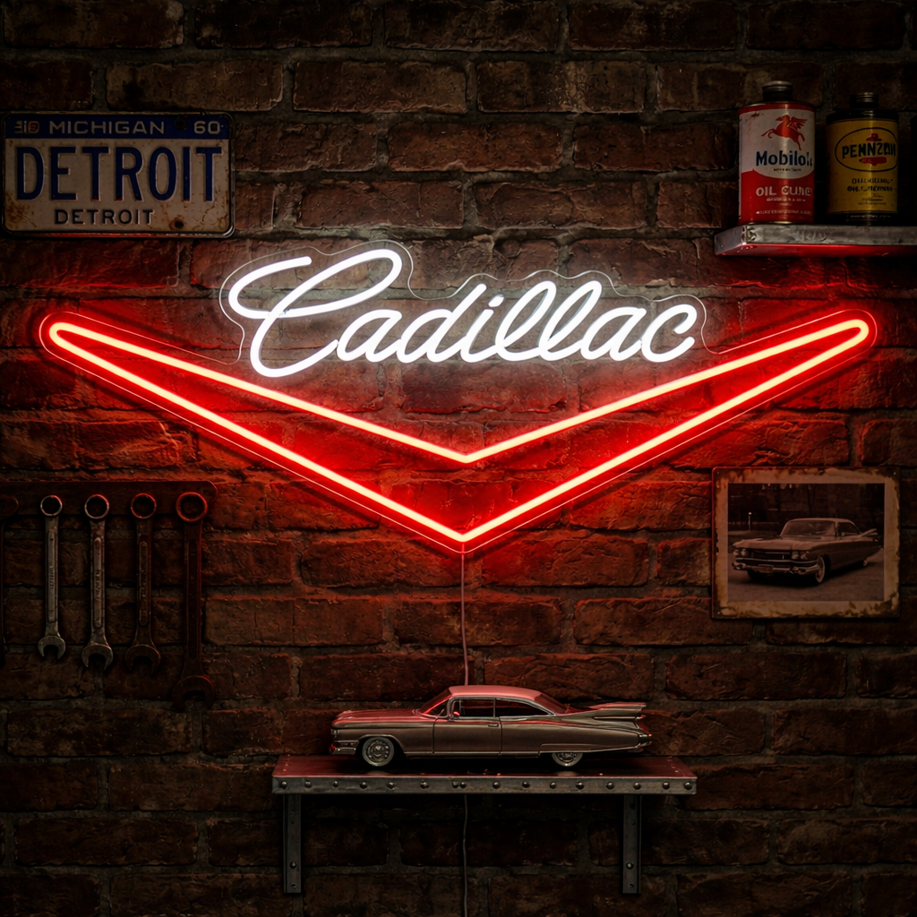 "Cadi-Car" Enseigne néon