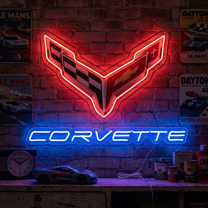 "Corve-Logo" Enseigne néon