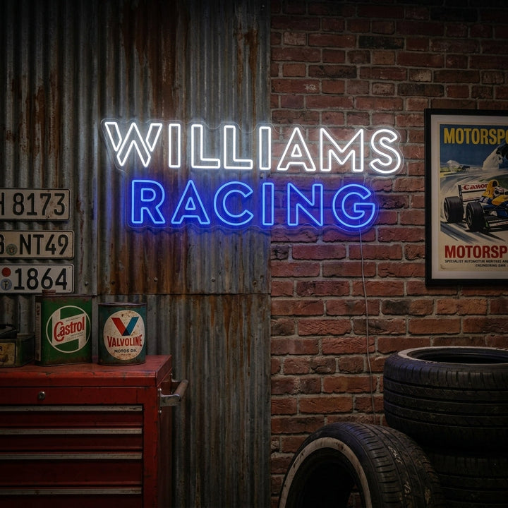 "Williams Racing" Enseigne néon