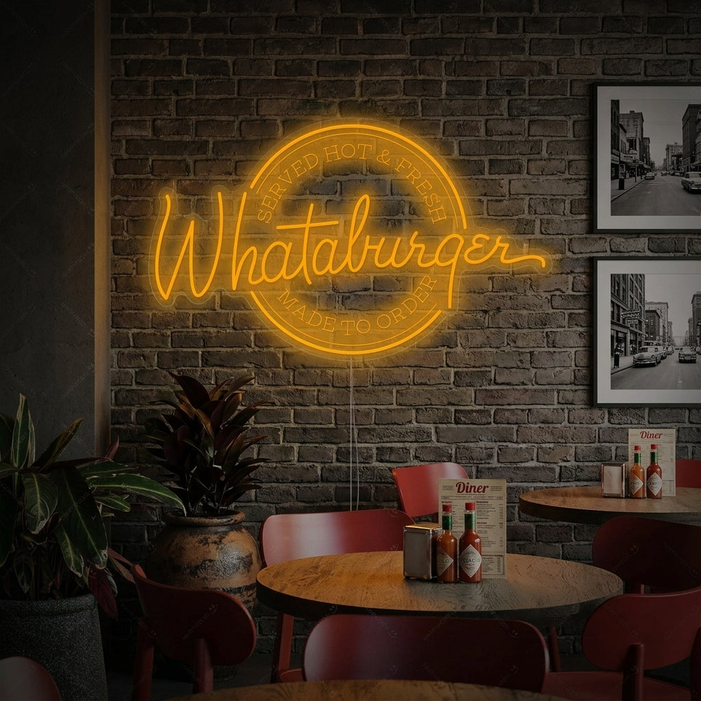 "Whataburger" Enseigne néon