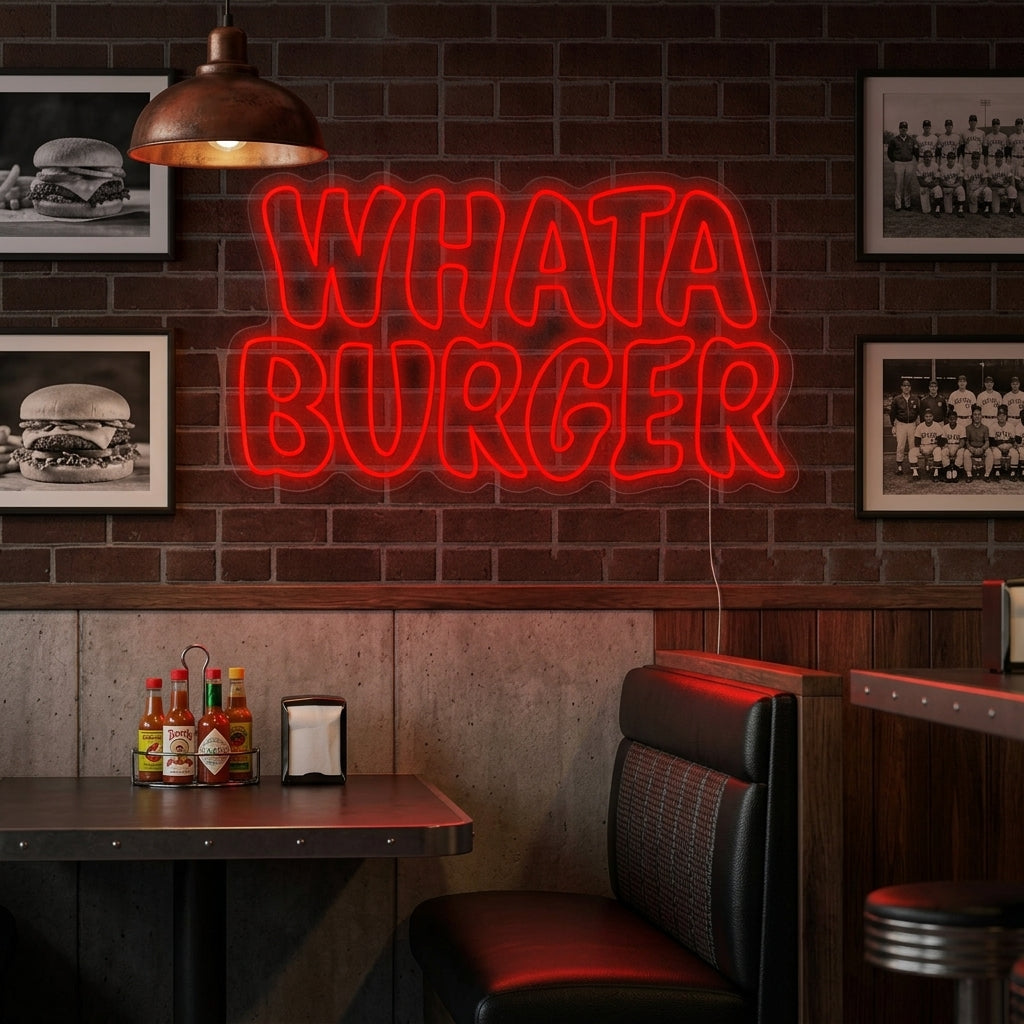 "Whataburger" Enseigne néon