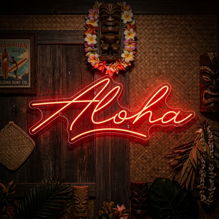 "Aloha" Enseigne néon