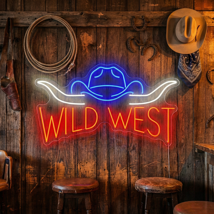"Wild West" Enseigne néon