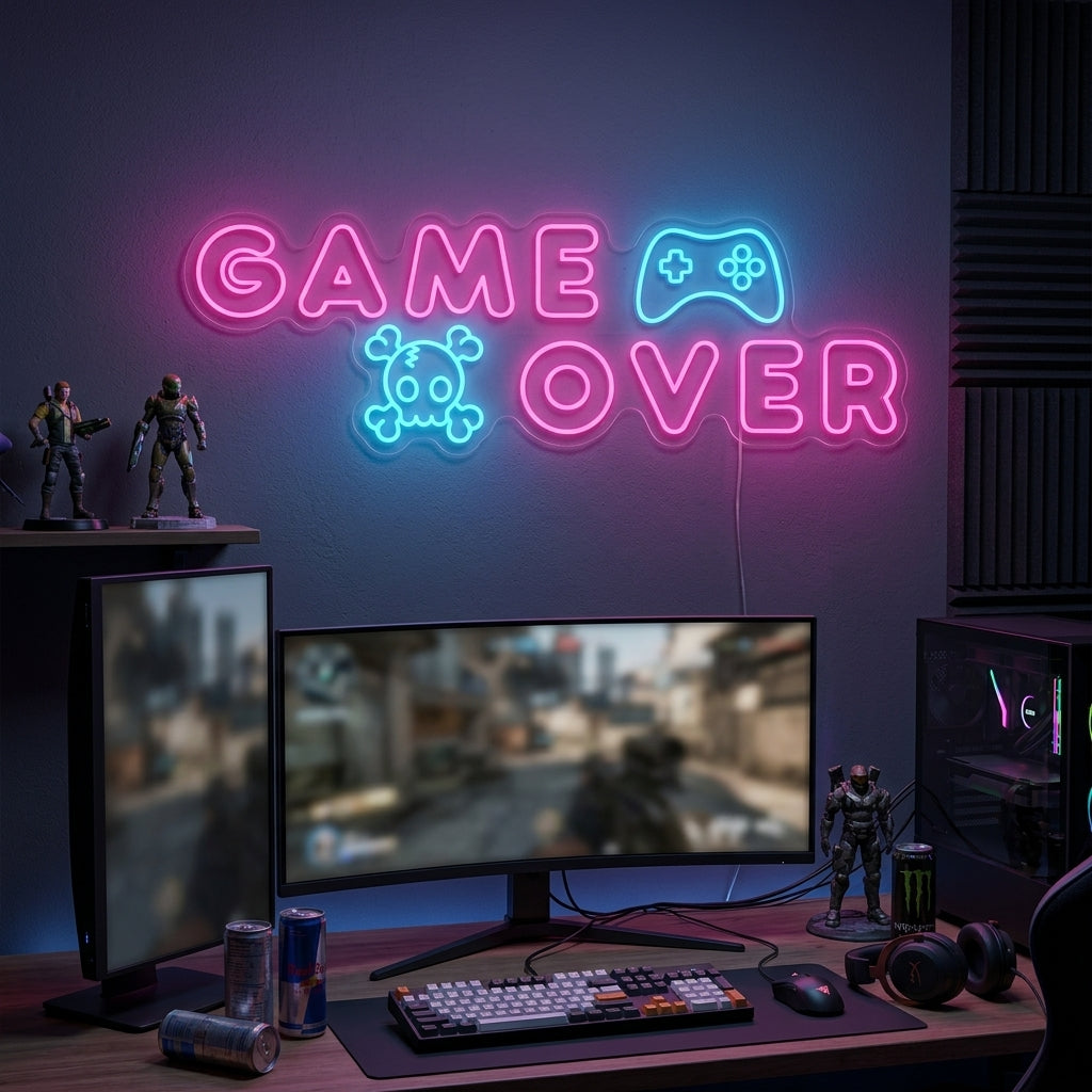 "Game Over" Enseigne néon