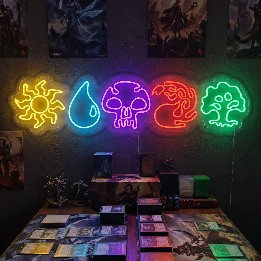 "Magic MTG" Enseigne néon