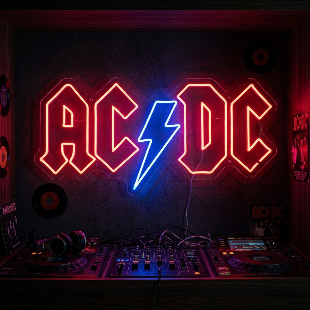 "ACDC" Enseigne néon