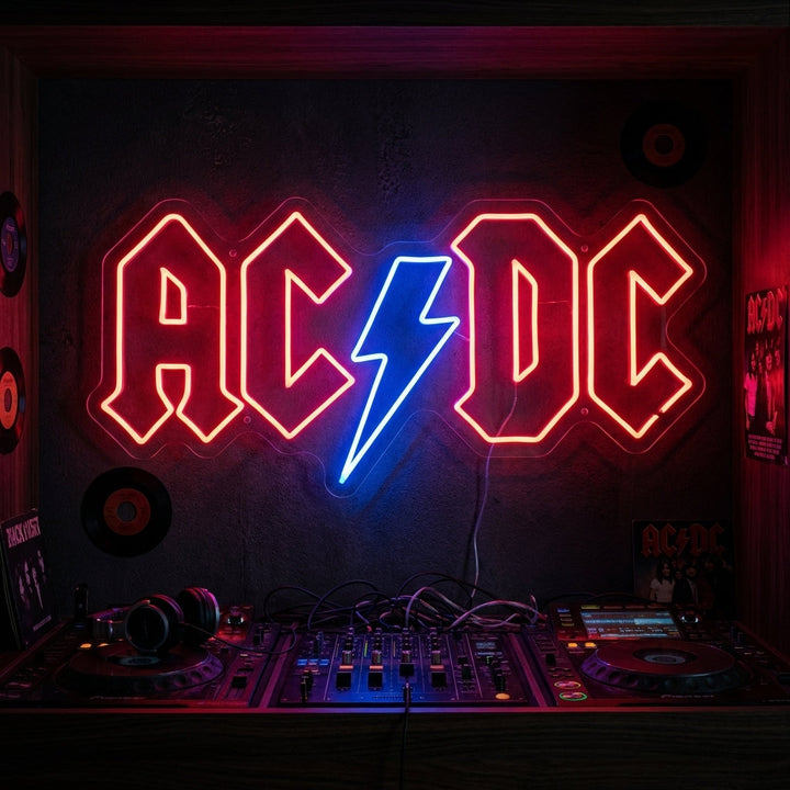 "ACDC" Enseigne néon