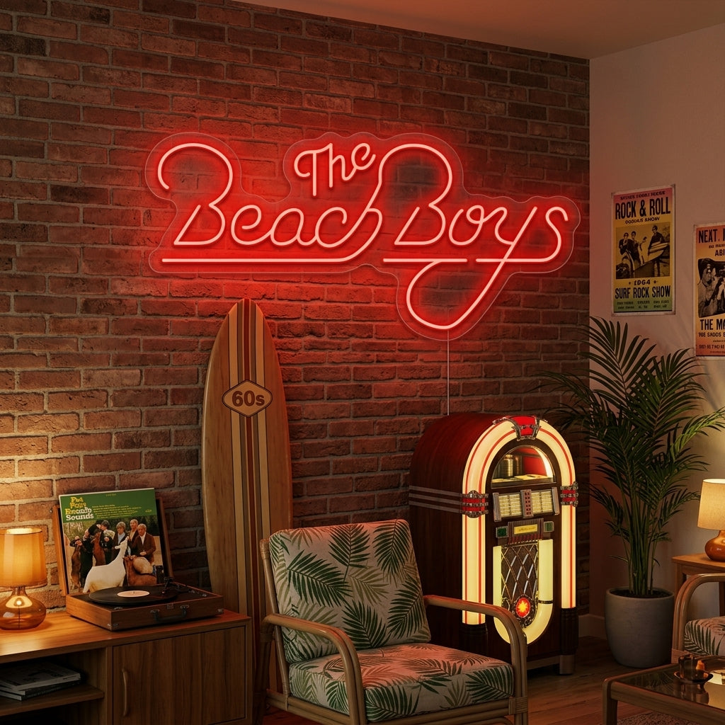 "Beach Boys" Enseigne néon