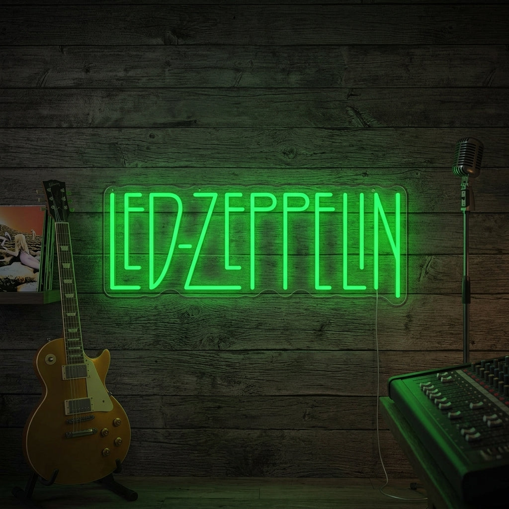 "LED Zeppelin" Enseigne néon