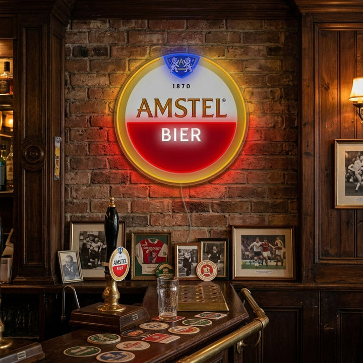 "Logo Amstel" Enseigne néon