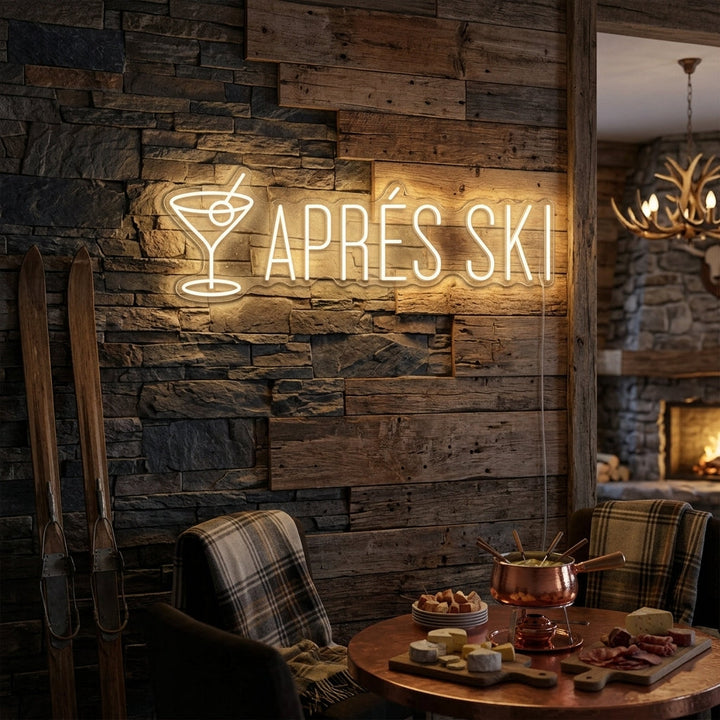 "Après Ski" Enseigne néon