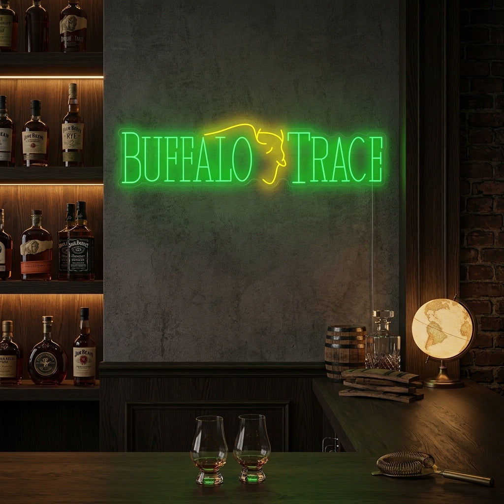 "Buffalo Trace" Enseigne néon
