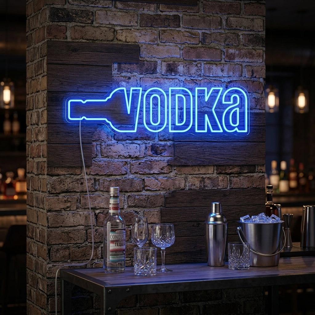 "Vodka" Enseigne néon