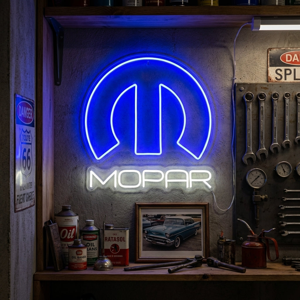 "Mopar" Enseigne néon