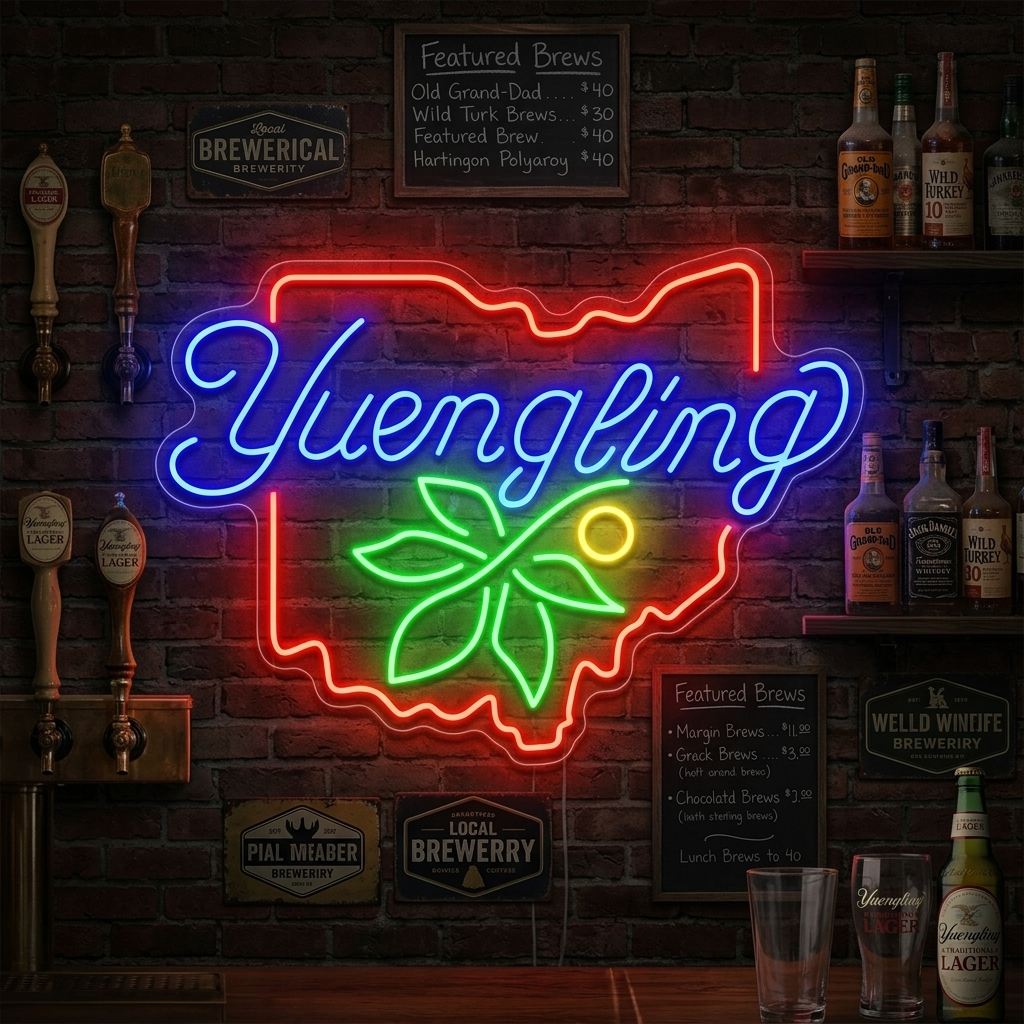 "Yuengling Ohio" Enseigne néon