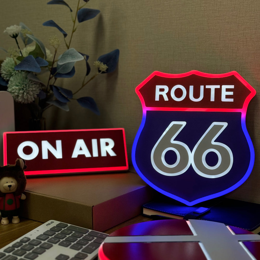 "Route 66" Neon Like