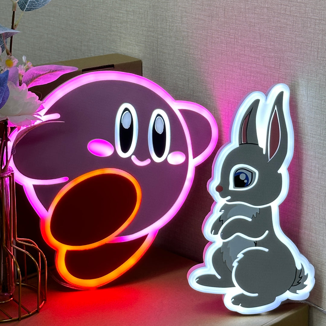 "Lapin mignon" Neon Like