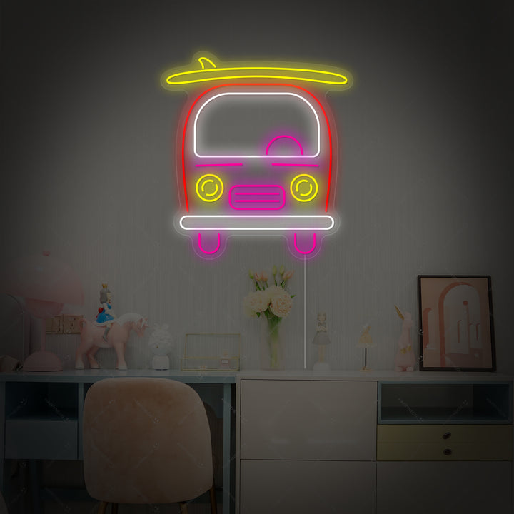 "Bus" Enseigne Lumineuse en Néon