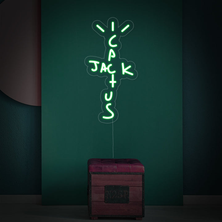 "Cactus Jack" Enseigne Lumineuse en Néon