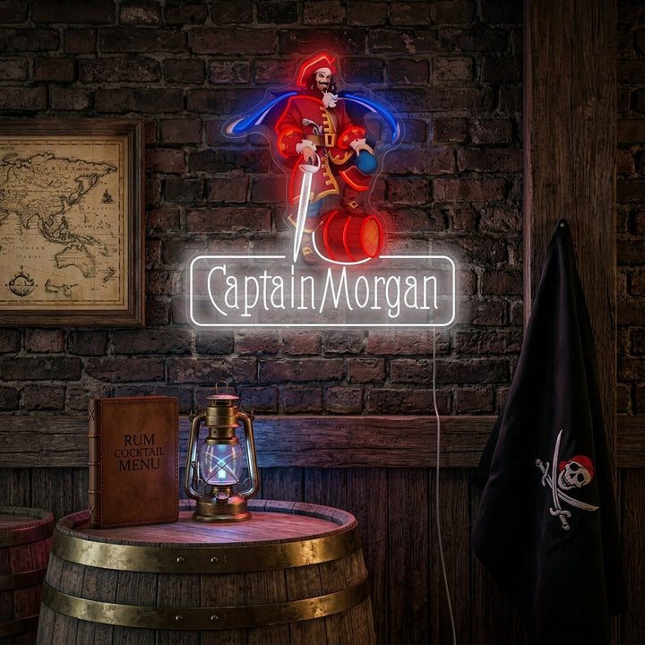 "Captain Morgan" Enseigne néon
