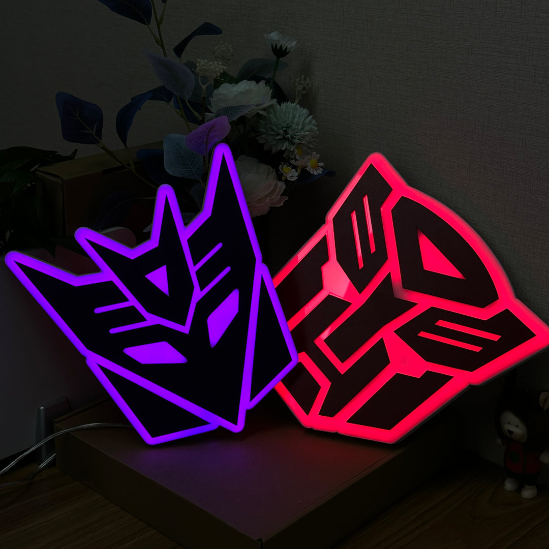 "Signe Decepticons, inspiré du film" Neon Like