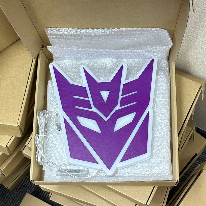 "Signe Decepticons, inspiré du film" Neon Like