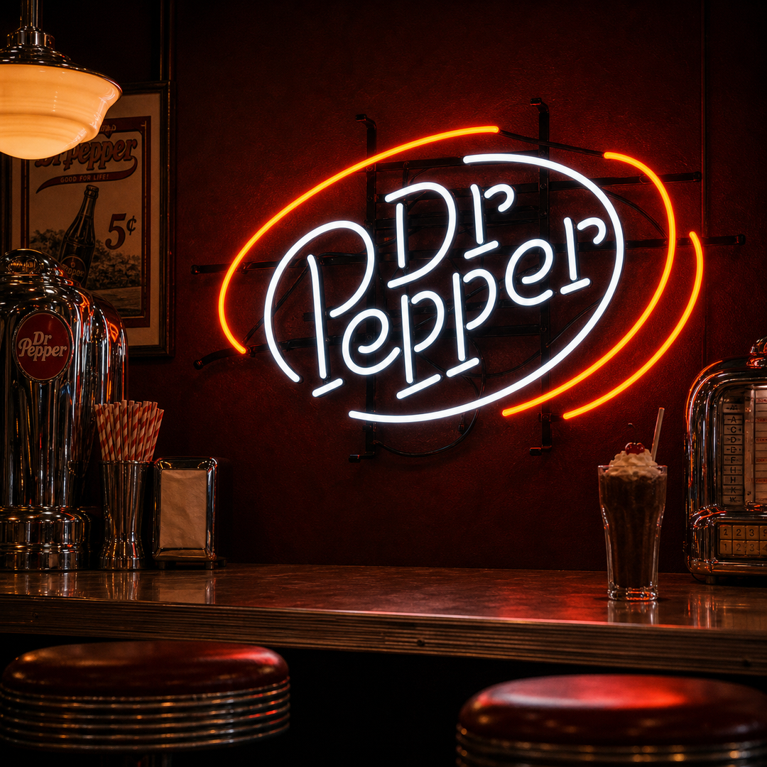 Dr Pepper Enseigne Lumineuse en Néon