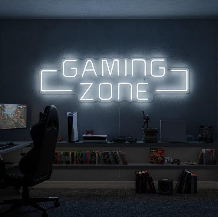 "Game Zone, Game Wall Art" Enseigne Lumineuse en Néon