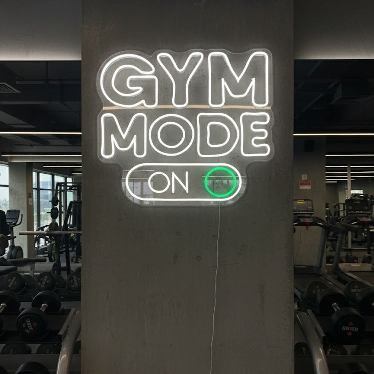 "Gym Mode On" Lumineuse en Néon