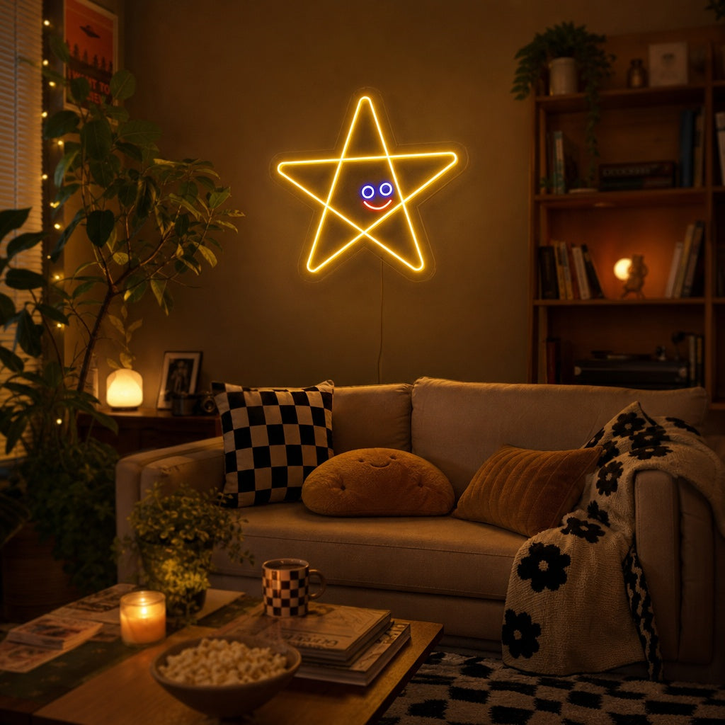 "Table D'Appoint" Enseigne Lumineuse en Néon