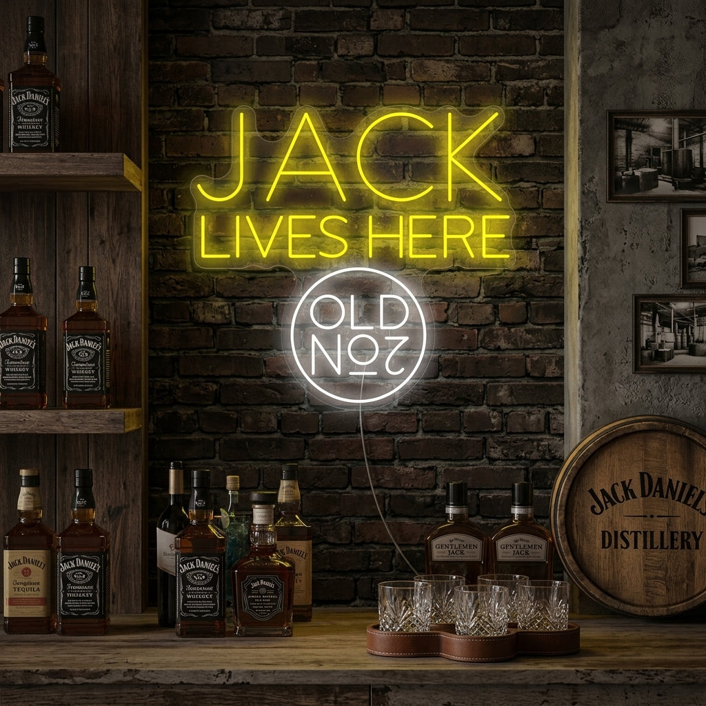 "Jack Lives Here No.7" Enseigne néon