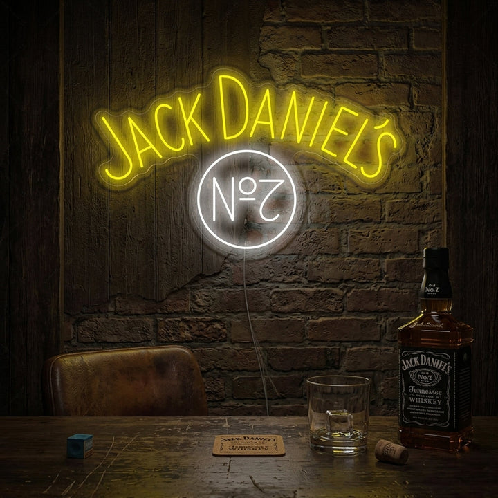 "Jack No.7" Enseigne néon