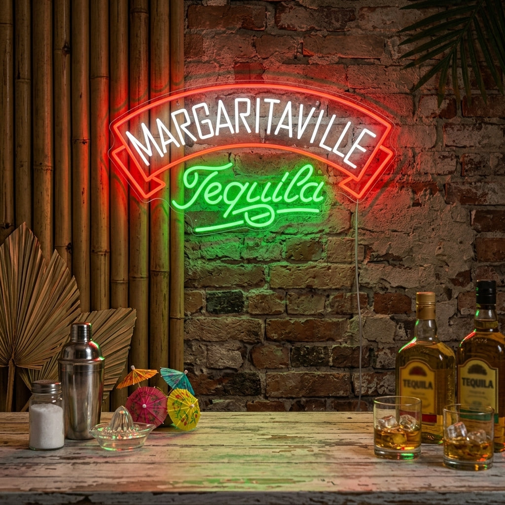 "Margaritaville Tequila" Enseigne néon