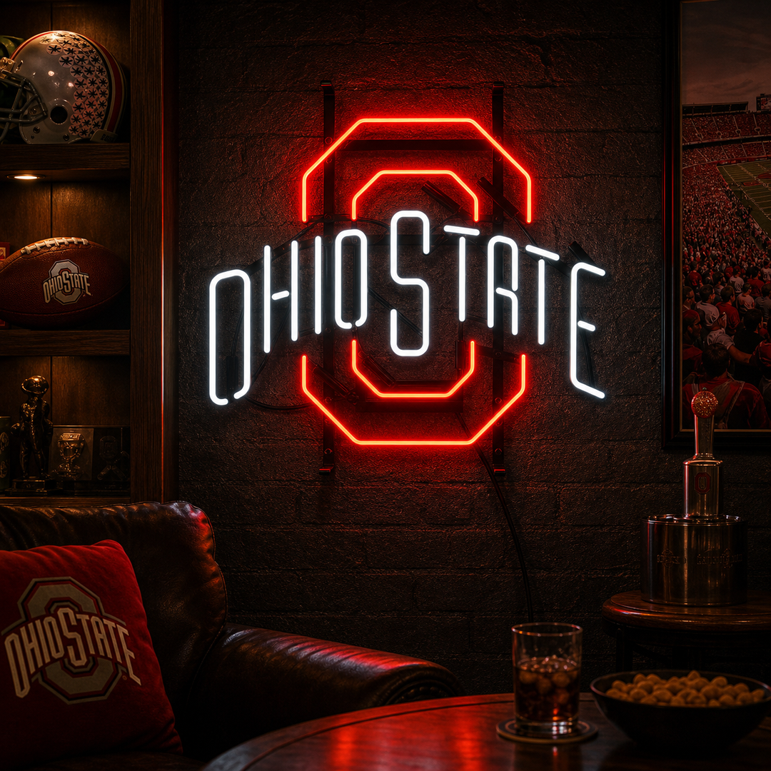 Ohio State Enseigne Lumineuse en Néon