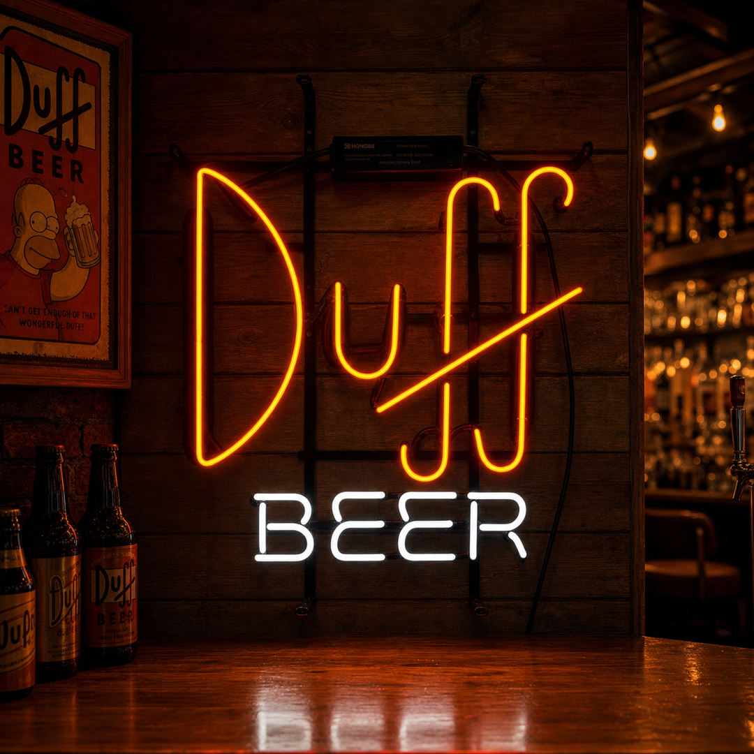 Simpsons Duff Beer Enseigne Lumineuse en Néon
