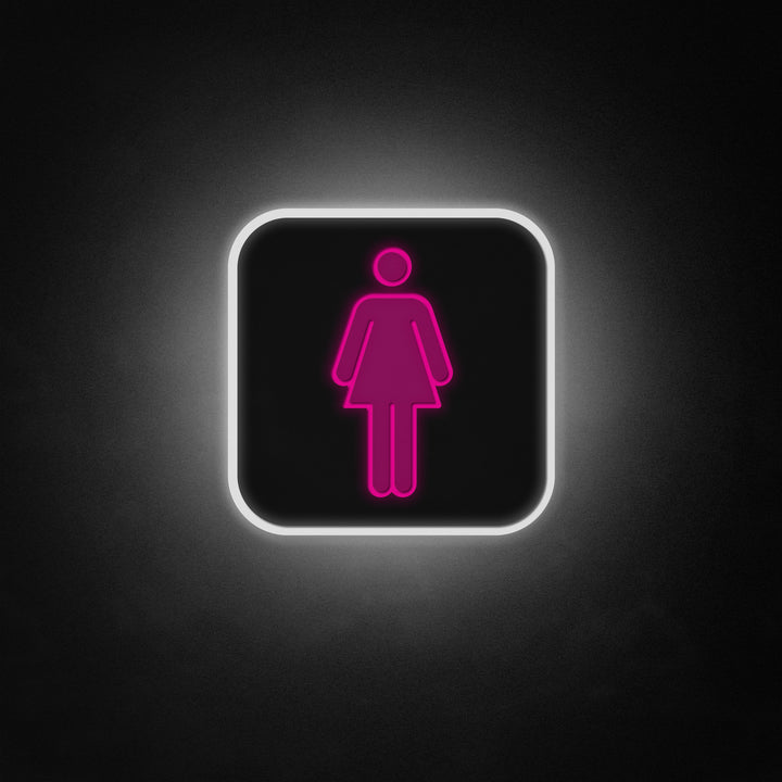 "Décor de toilettes féminines" Neon Like