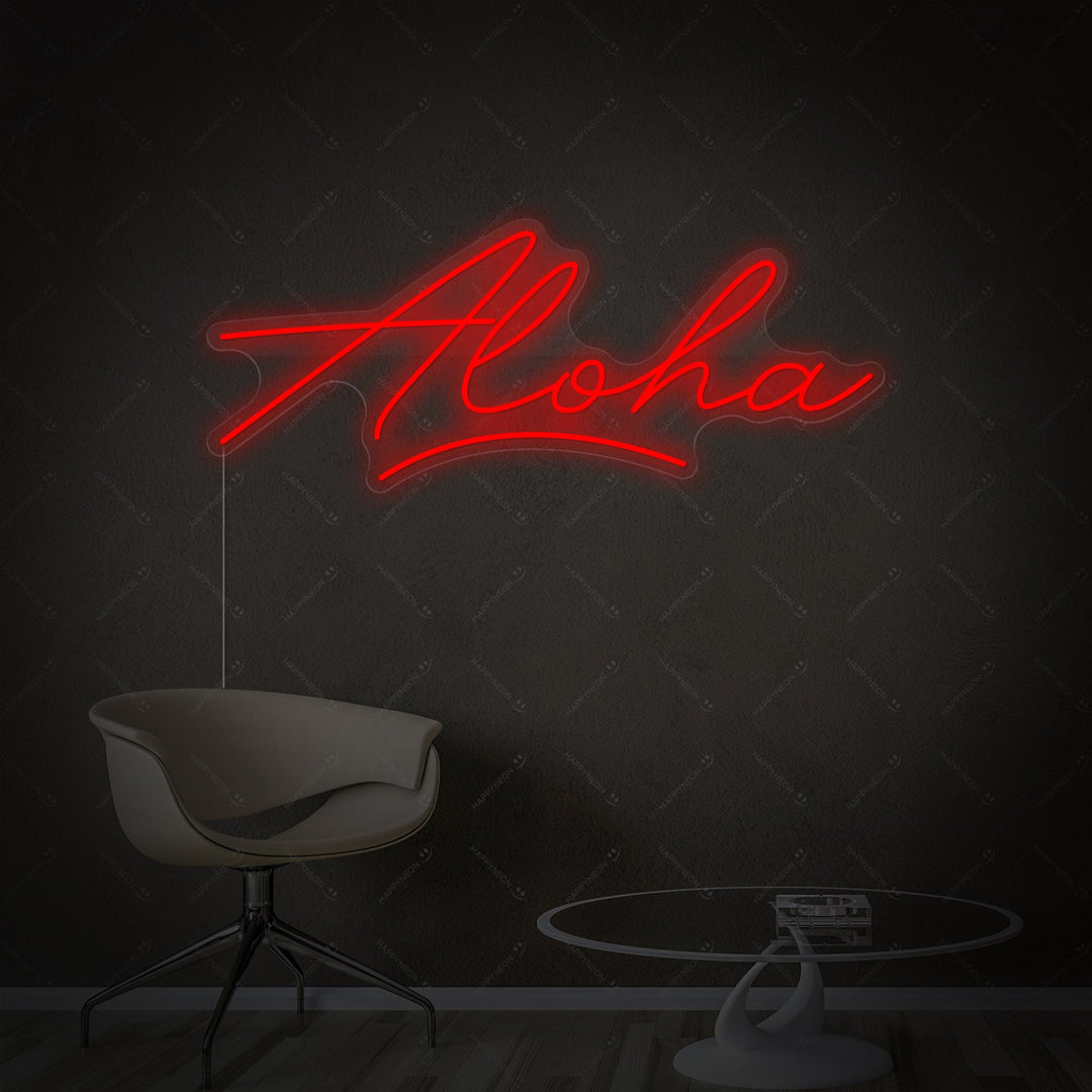 "Aloha" Enseigne néon