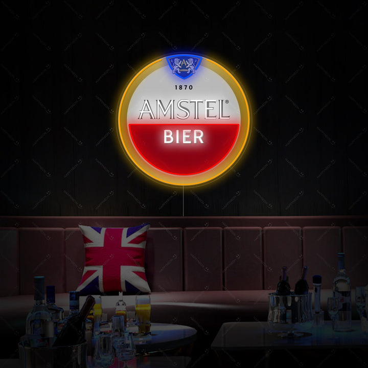 "Logo Amstel" Enseigne néon