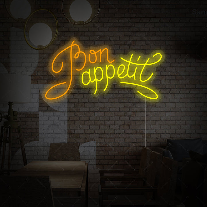 "Bon Appetit" Enseigne néon