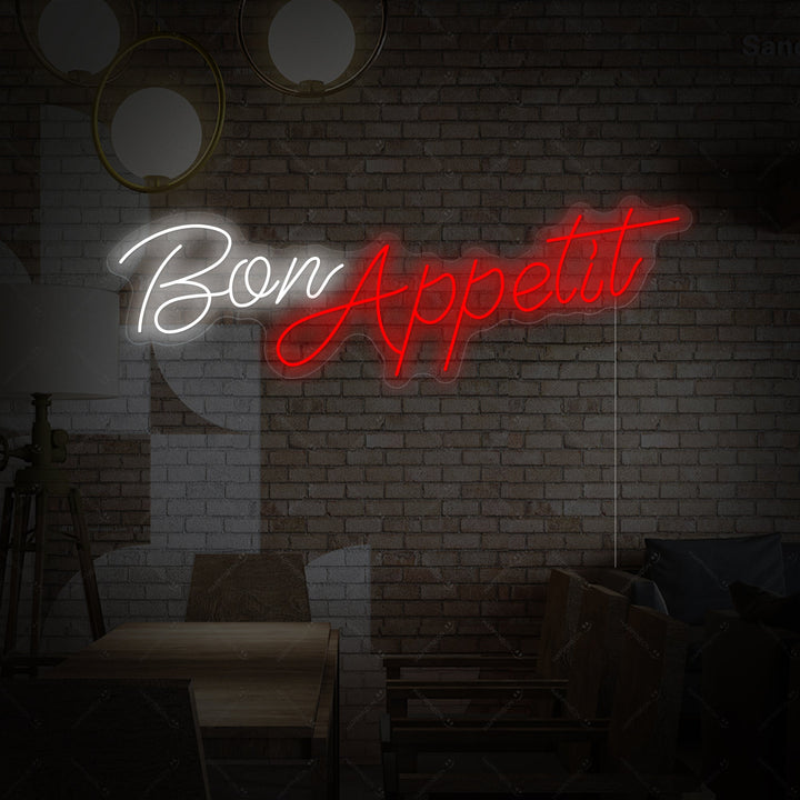 "Bon Appetit" Enseigne néon