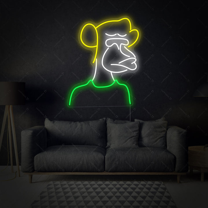 "Bored Ape" Enseigne néon