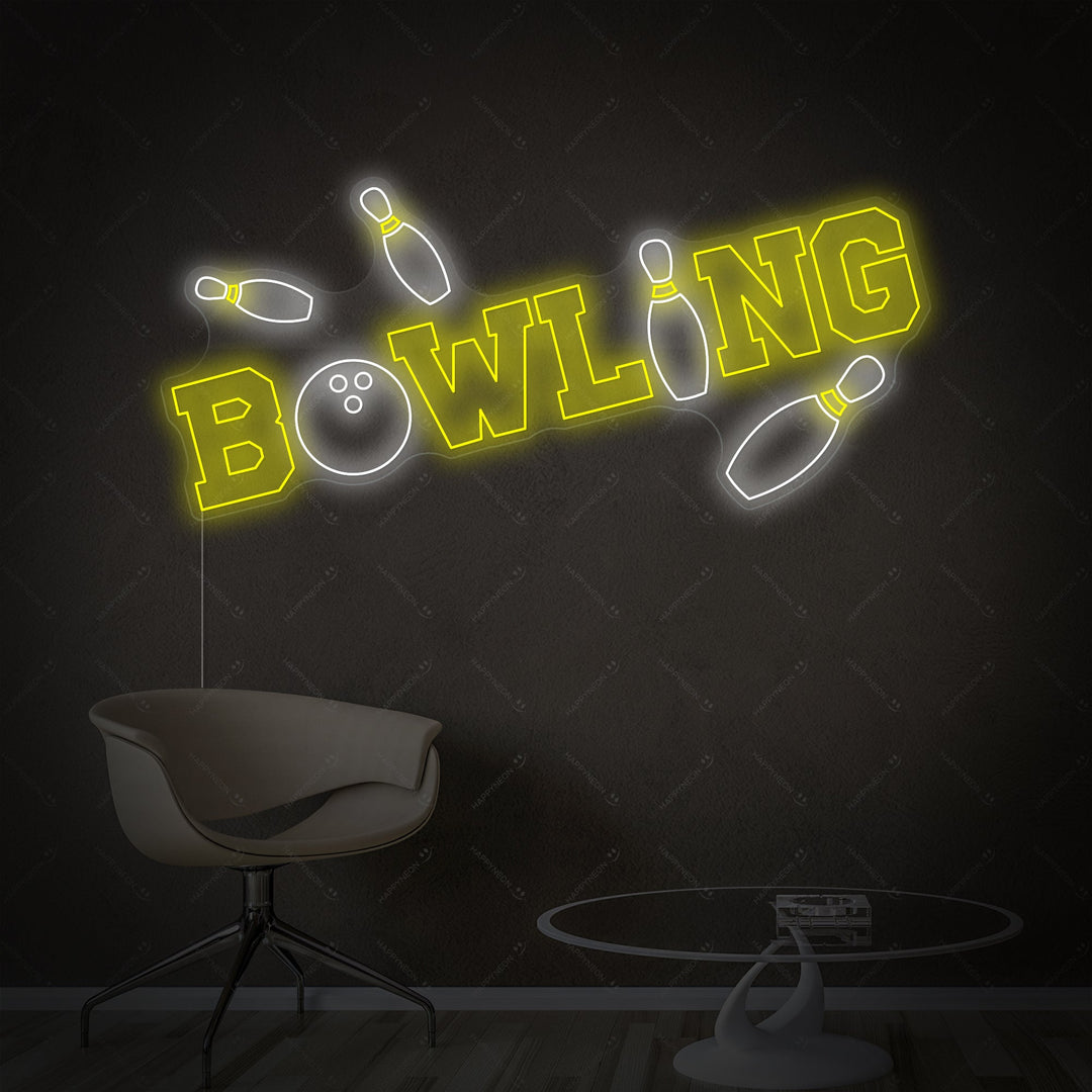 "Bowling" Enseigne néon