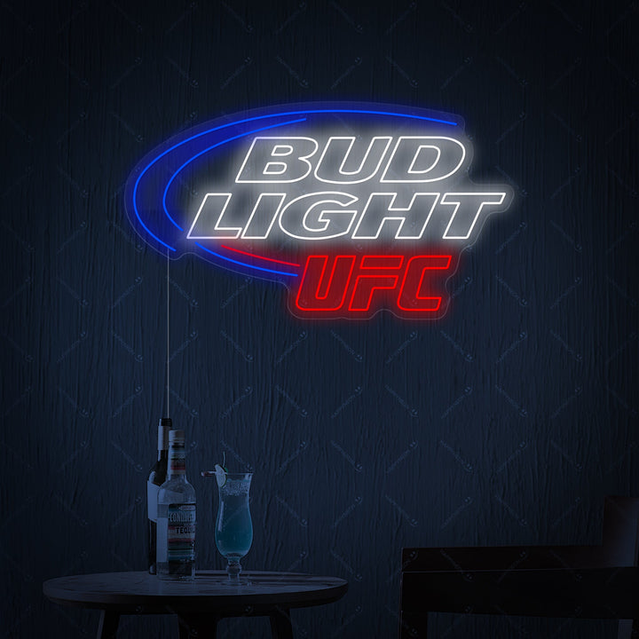 "Bud Light UFC" Enseigne néon