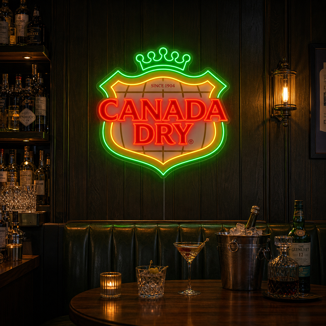 "Canada Dry" Enseigne néon