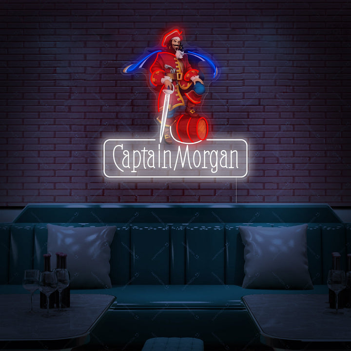 "Captain Morgan" Enseigne néon